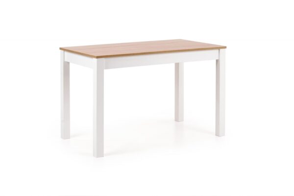 Boone 8 Seat Dining Table, White Concrete